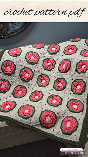 Knock Out Rose Blanket