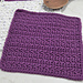 Garden Rows Dishcloth pattern 