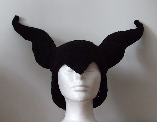 Ravelry: Maleficent Inspired Hat pattern by Serena Gunter