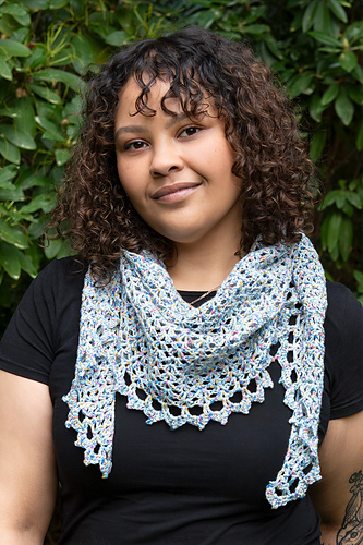 Vibrant Mist Shawl