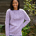 Lace Yoke Pullover pattern 