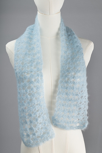 Lacy Crocheted Scarf
