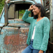 Eyelet Cardigan pattern 