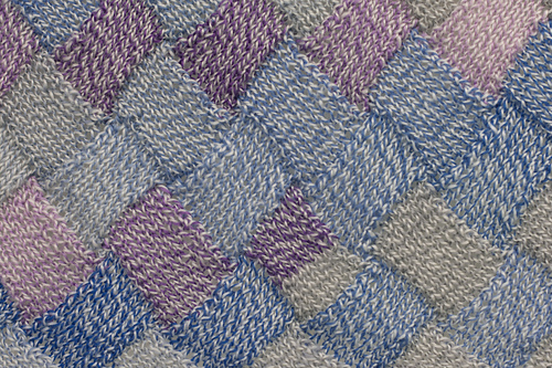 Entrelac Baby Blanket photo 4