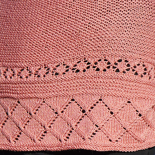 Coral Trellis Shawl photo 3