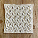 Sun-dappled Stream lace block pattern