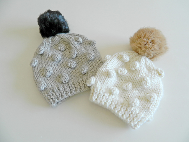 popcorn stitch hat