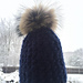 Melissa hat fur pompom pattern 