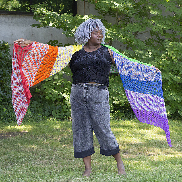 Rainbow-Tastic Shawl