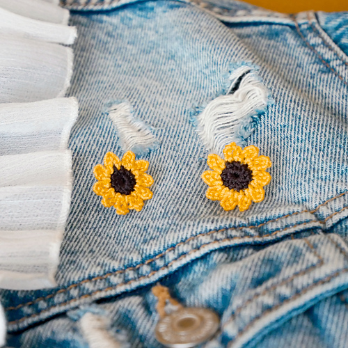 Sunflower Stud Earrings