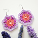 Meadow Bloom Earrings pattern 