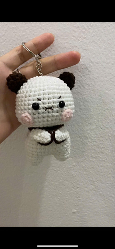 Bubu keychain is sulking