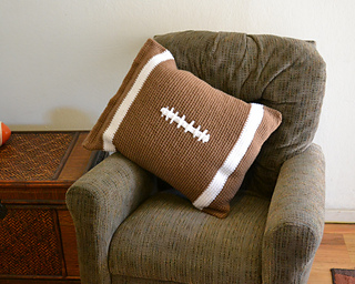 Charactercrochet S Take Along Travel Size Football Pillow Case