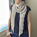 Cloud scarf pattern