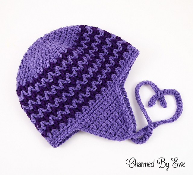 Ravelry: Zigzag Earflap Hat pattern by 