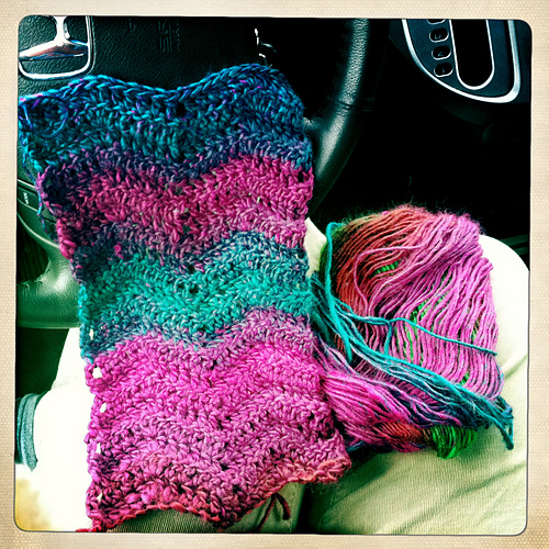 Chevron Scarf Afghan photo 2
