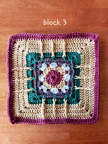 Ravelry: Framed Posted Shells Square pattern by Joanita Theron