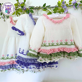 Flora Girls Summer Top Knitting Pattern