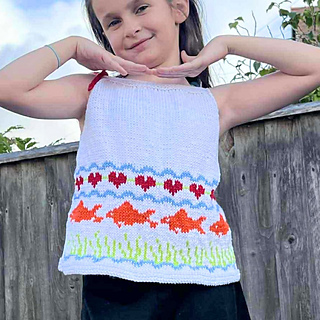 Fishy Fishy Summer Top Knitting Pattern
