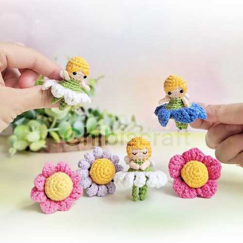 Reversible Mini Flower Fairy