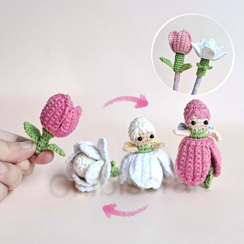 Reversible Jasmine and Mini Tulip Fairy