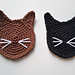 Cat Face Coaster pattern 