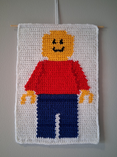 Classic Lego Minifigure Tapestry