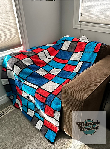 Patchwork Bricks Blanket
