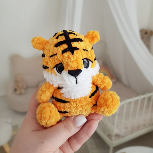 Mini løve leopard myke lekedyr - Ekaterina Chirkova