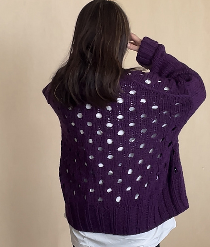 Black polka dot cardi