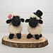 Sheep Mr and Mrs pattern