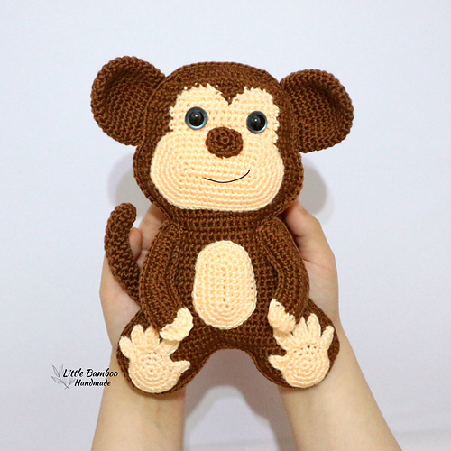 Monkey Ragdoll - Little Bamboo Handmade
