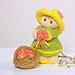 Flower Garden Bitsy Baby Doll pattern 