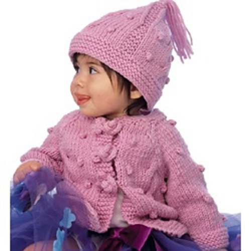 CABLES & BOBBLES BABY SET photo 1