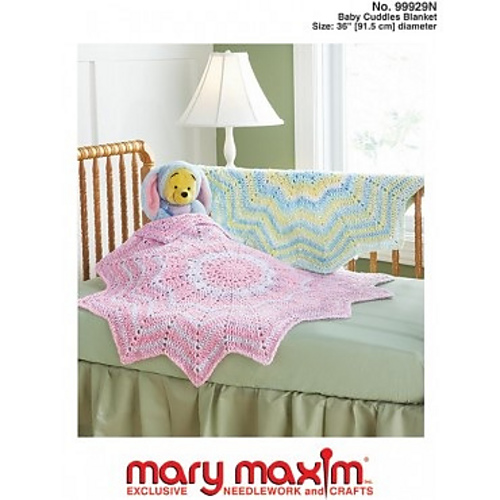 Ravelry Baby Cuddles Blanket pattern by Mary Maxim