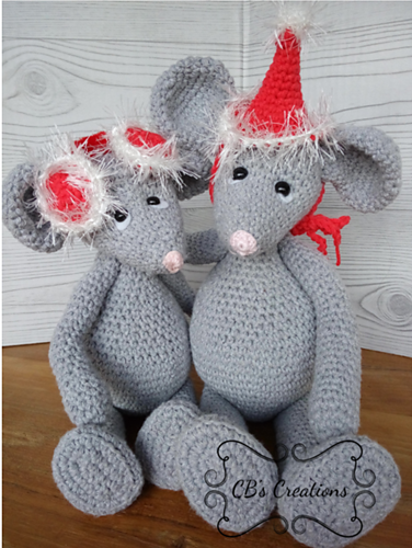 Hat earwarmers Mice Val n Tine photo 2