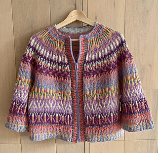 Lavender sunrise cardigan