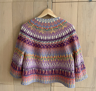 Lavender sunrise cardigan