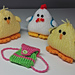 Chick with rucksack pattern 