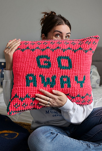 Go Away Pillow