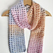 Summer Sunset Scarf pattern 