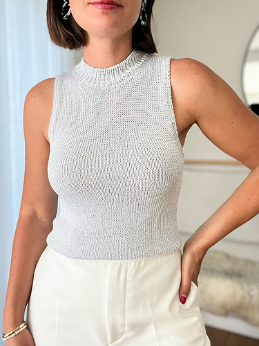 Mini Mock Neck Tank - 