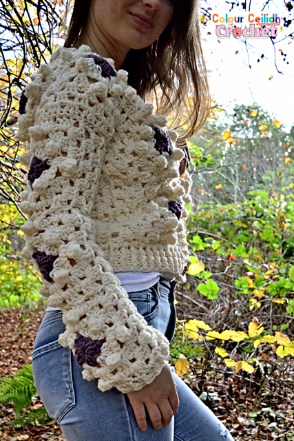 lisa crochet cardigan