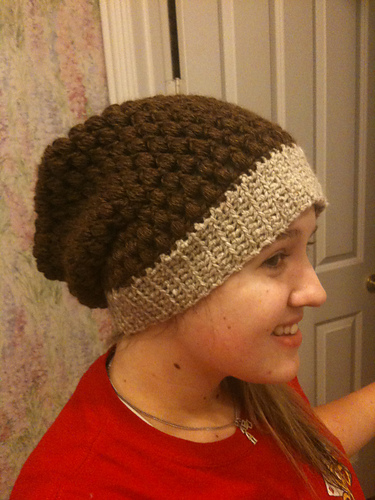 Urban Jungle Crocheted Slouchy Beanie 다른 모습 3