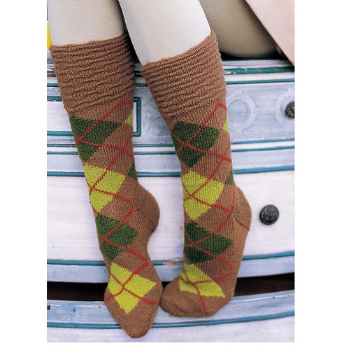 Jaktbetegnede Argyle-Sokker - Nicky Epstein