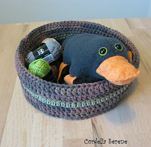 Crocheted Basket - Quick Mini Version photo 5