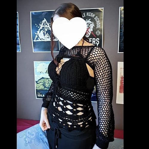 Gothic Lace Top - Sandra E.