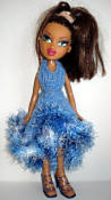 Bratz #072 Skirt with fur edge