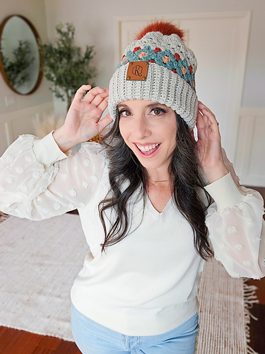 Gemstone Hues Crochet Beanie photo 7