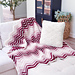 Wheat Stitch™ Chevron Ripple Blanket pattern 